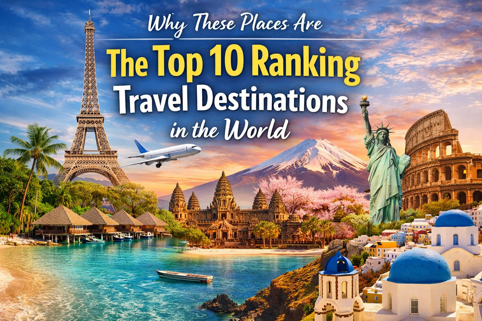 Top 10 Ranking Travel Destinations in the World