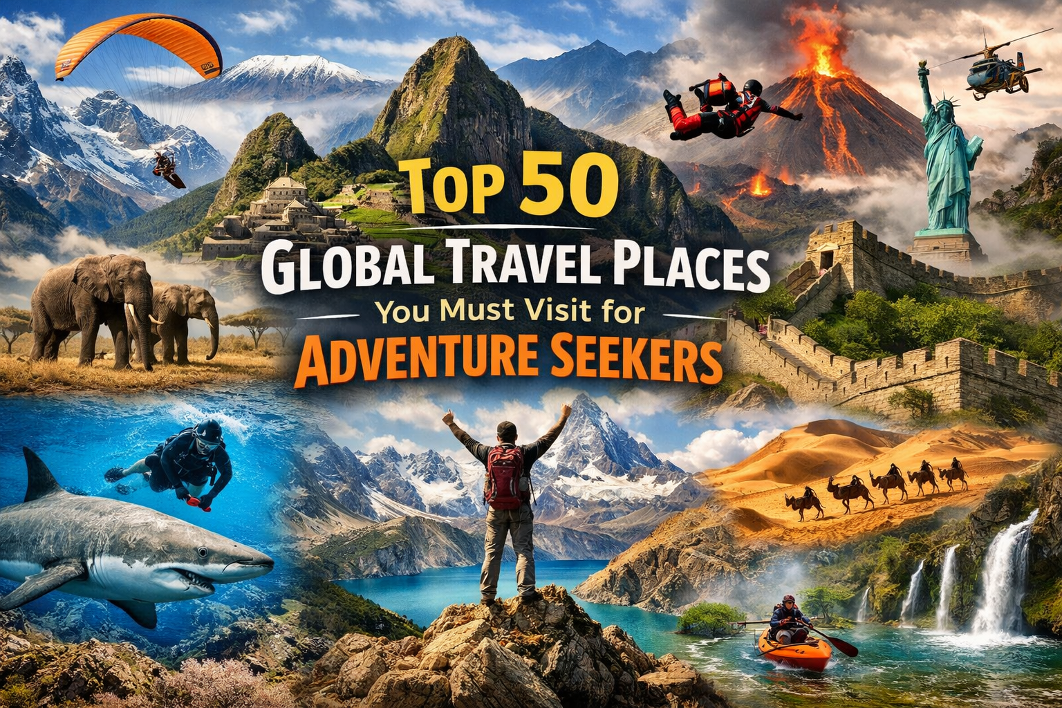 Top 50 Global Travel Places You Must Visit