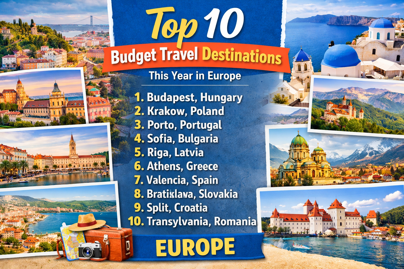 Top10 Budget Travel Destinations This Year
