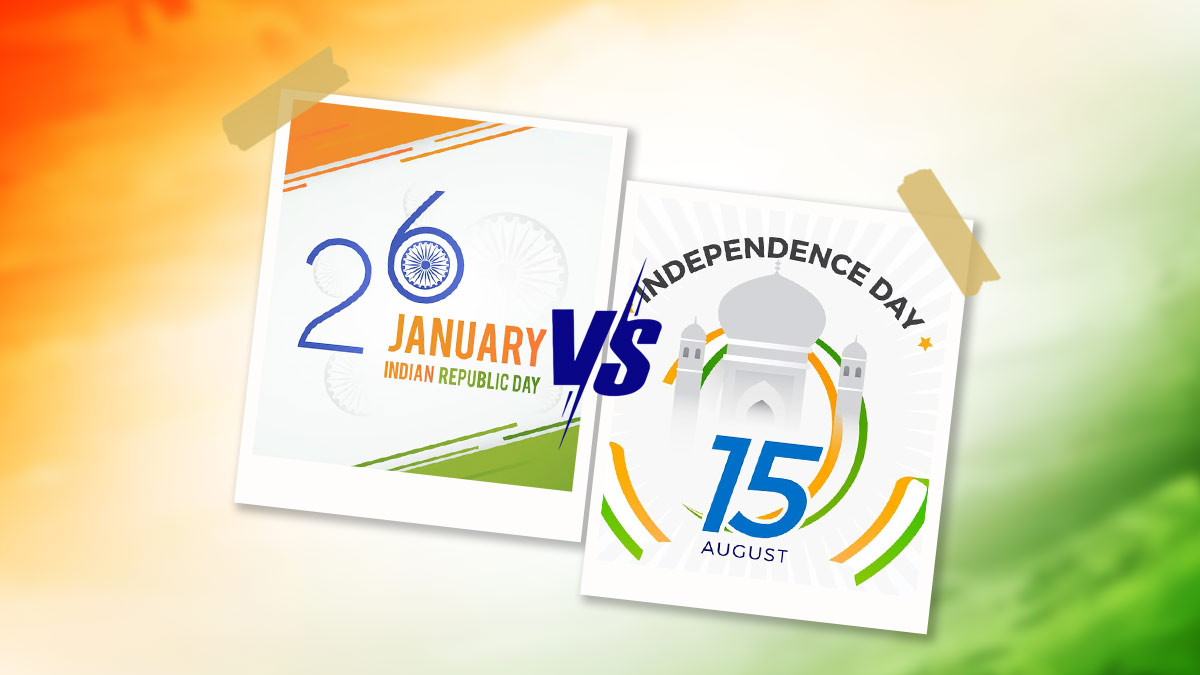 Difference between republic day and independence day 