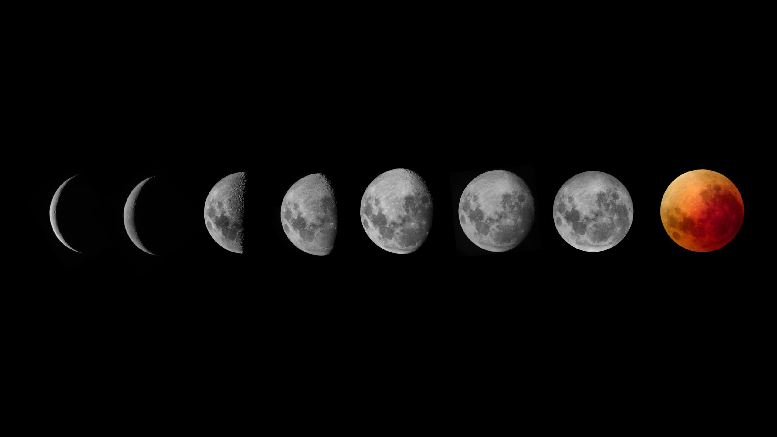 Moon phases explaining what is lunar year