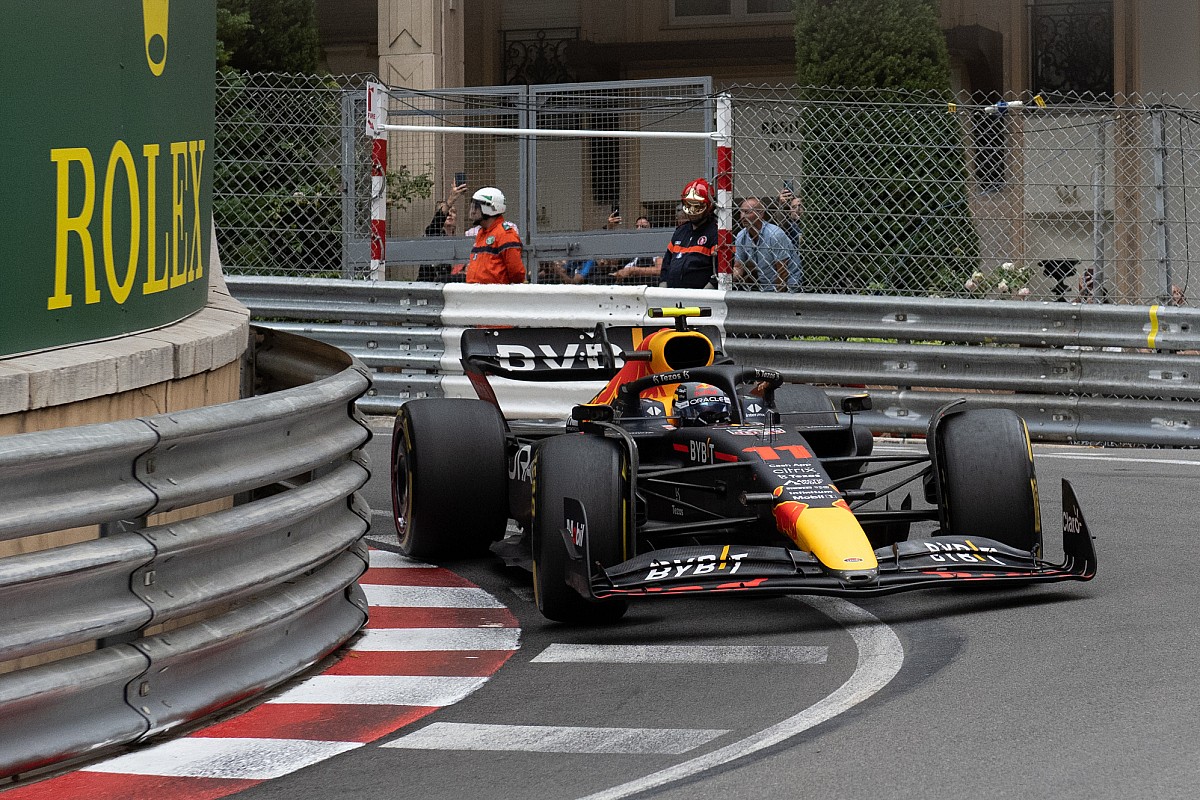 Modern Formula 1 cars racing in Monaco Grand Prix 2026