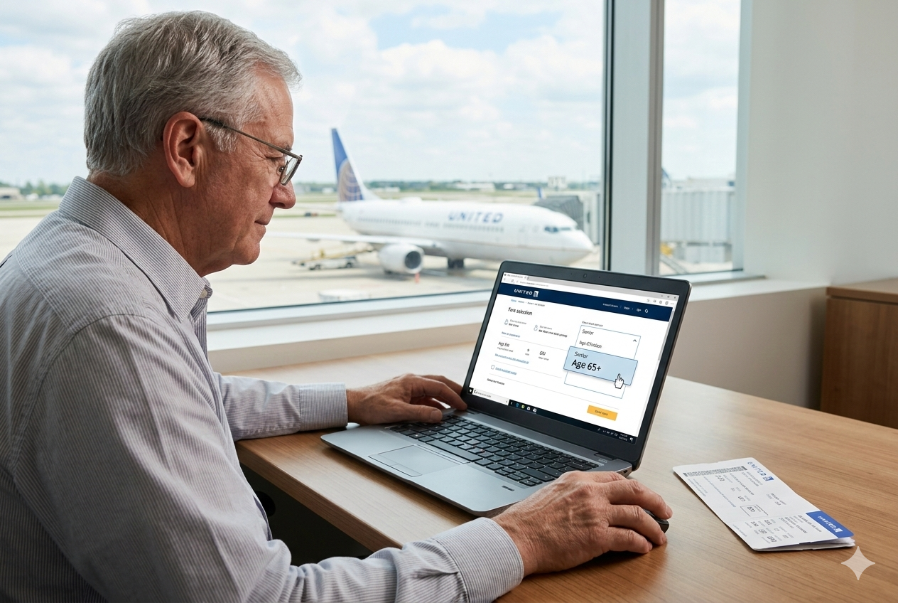 Does United Airlines give discounts to senior citizens?