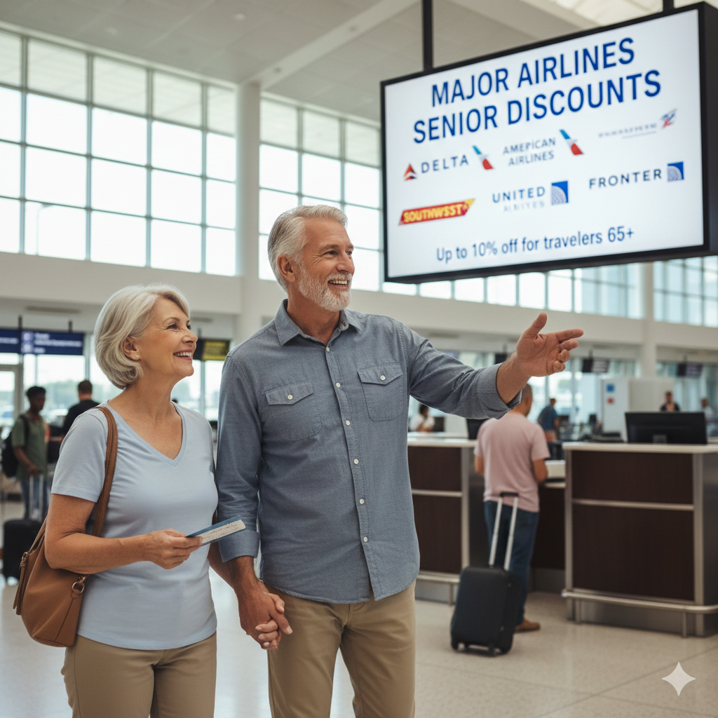 Does any airline offer discounts for seniors
