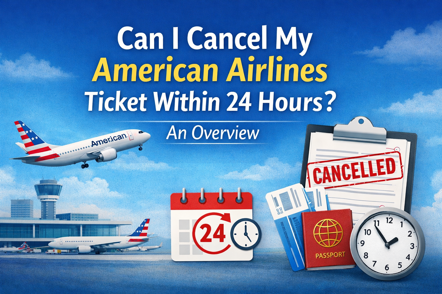 Can I Cancel My American Airlines Ticket Within 24 Hours? An Overview