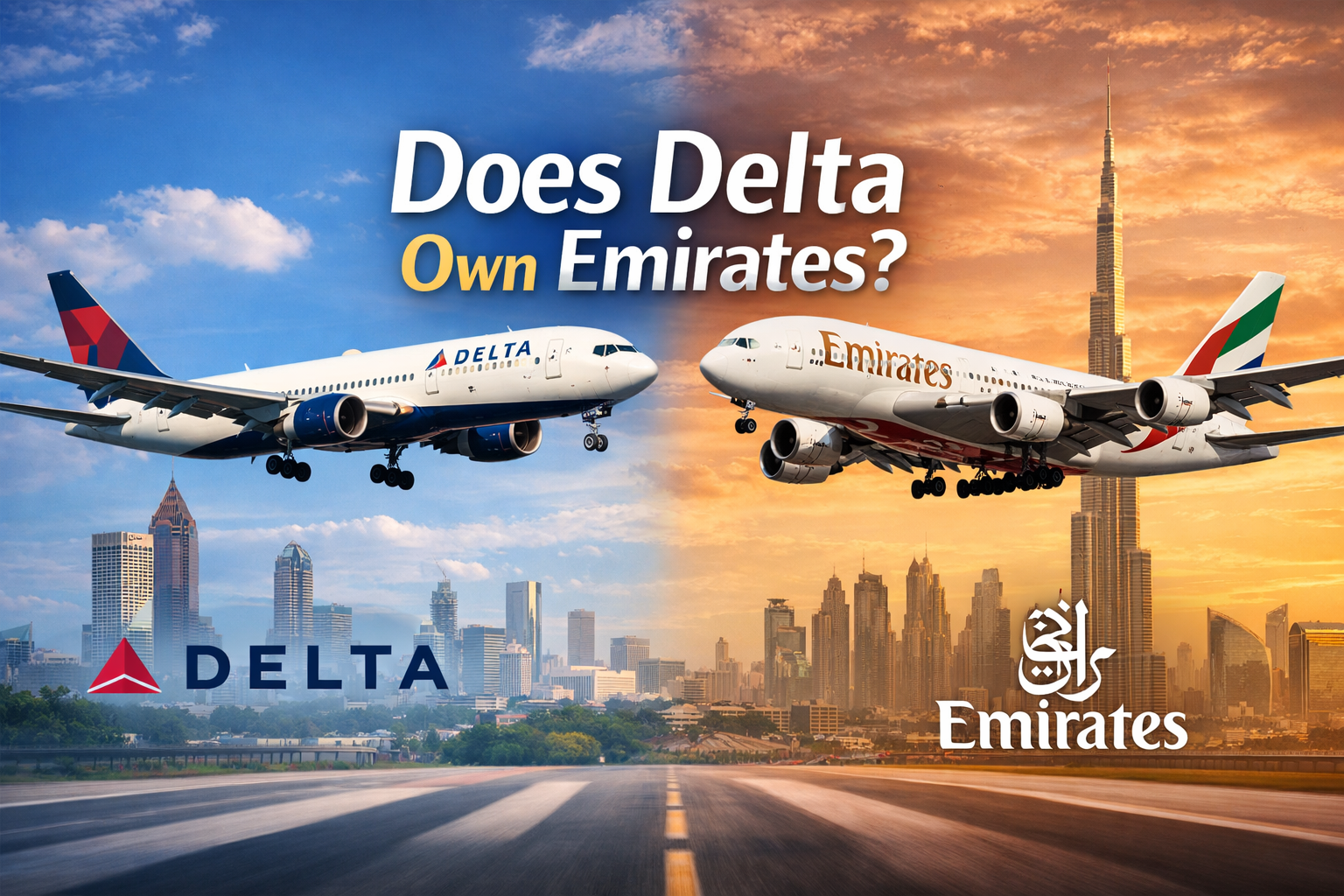 Does Delta own Emirates?