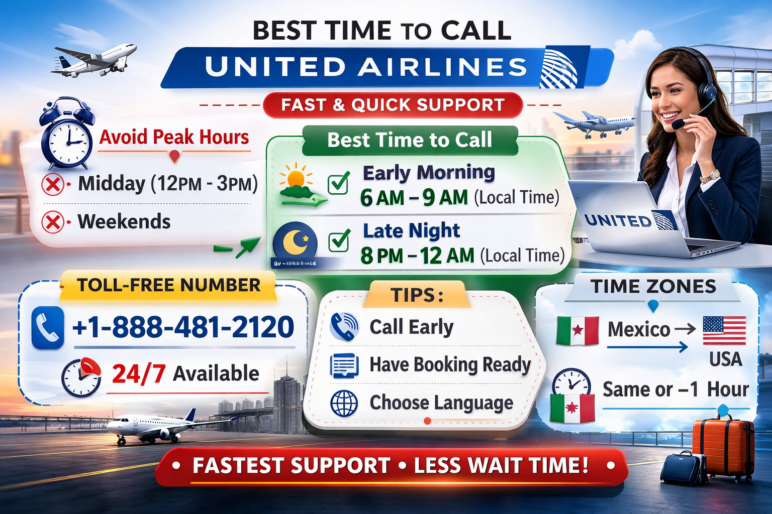 How do I call United Airlines from Mexico?