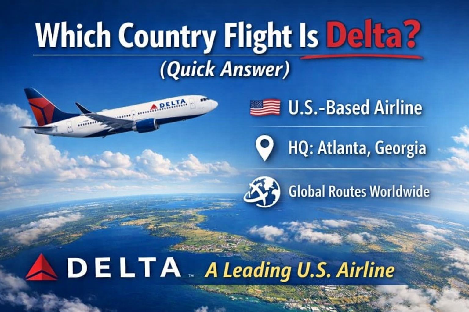 Which country flight is Delta