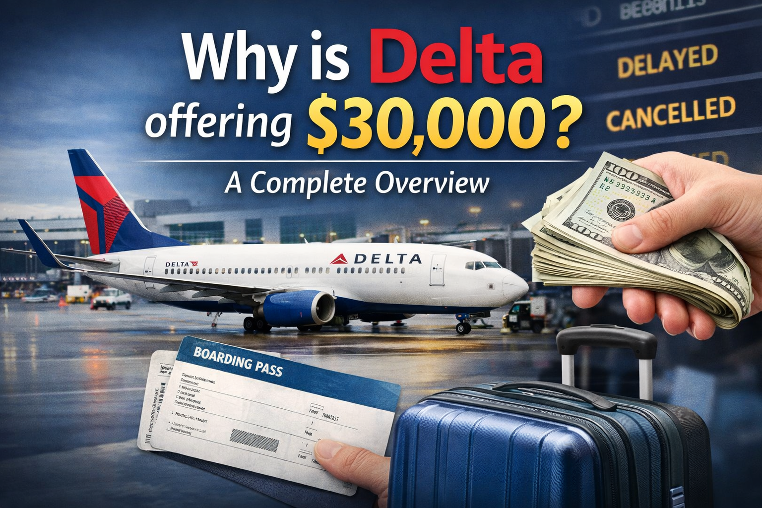 Why is Delta offering $30,000? A Complete Overview