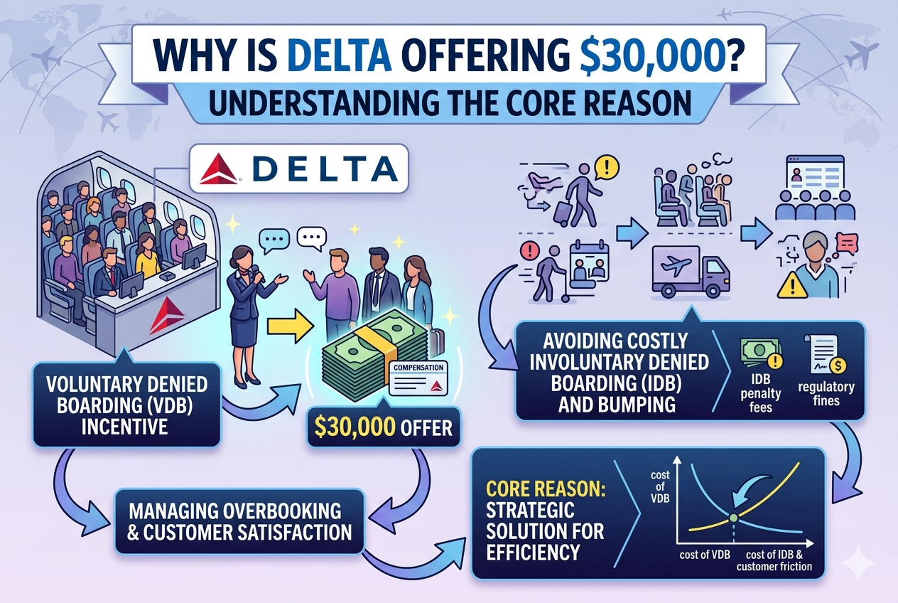 Why is Delta offering $30,000?